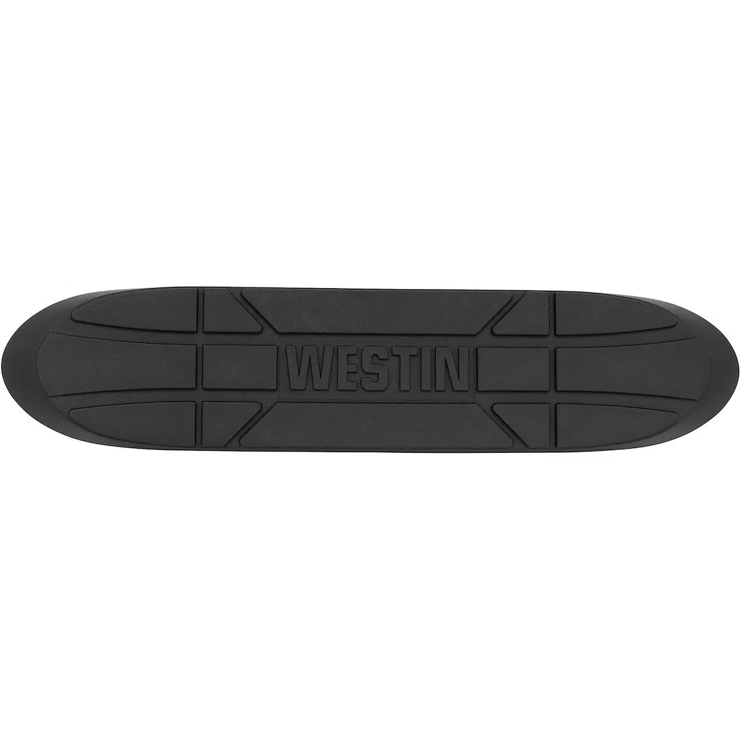 22-5002 – WESTIN Nerf Bar Pad, For 22 Series 4 Inch Oval Bars 18 Inch Saddle 7 Barrel Clip Mount (Included) Black Mol...